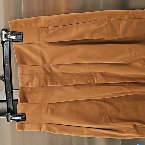 💕DOEN💕 Louvre Pant ~ High Waisted Pleated Ankle Pants Bark Brown 6 NWT - Picture 13 of 16